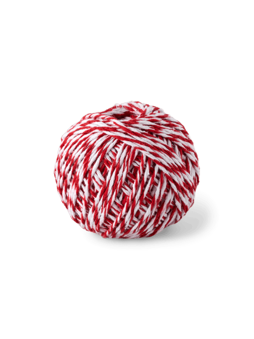 SORDIM Ficelle En Coton - 100 M - Ficelle De Boulanger De Noël Pour Emballage Cadeau, Loisirs Créatifs - Rouge Et Vert - 3 Pièces