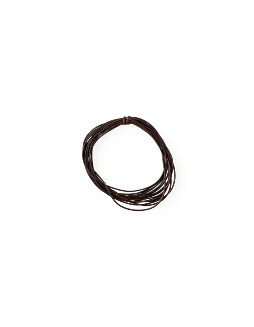 Piercing industriel oreille corde torsadée acier noir