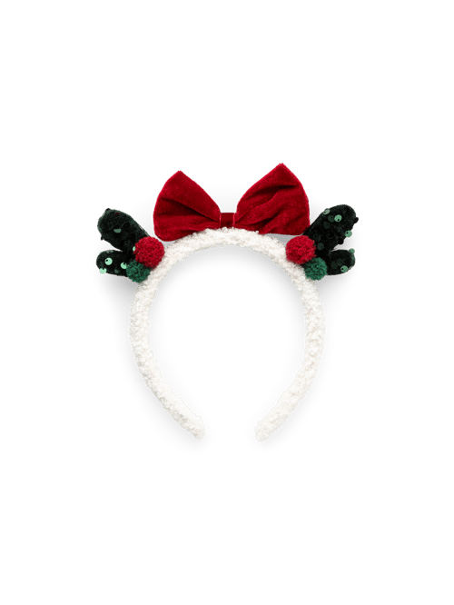 Garneck Geweih-Stirnband Mit Glöckchen – Weihnachts-Haarreifen Aus Samt, Für Kinder & Erwachsene (ca. 23x37 Cm)