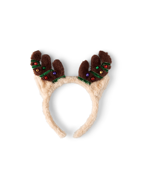 Serre-tête de Noël avec bois et cloches