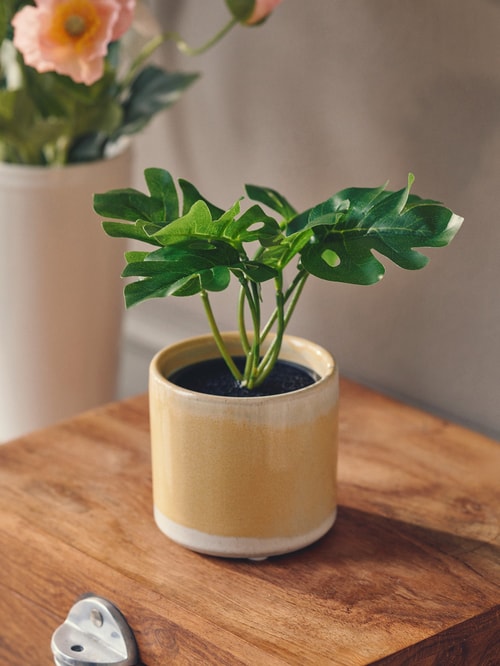 Vasetto In Gres GRUSS & CO Con Scritta 'Zuhause Ist, Wo Mama Ist' - Regalo Per La Mamma