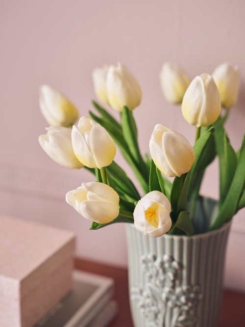 Tulipano artificiale èlite rosa per composizioni di fiori artificiali