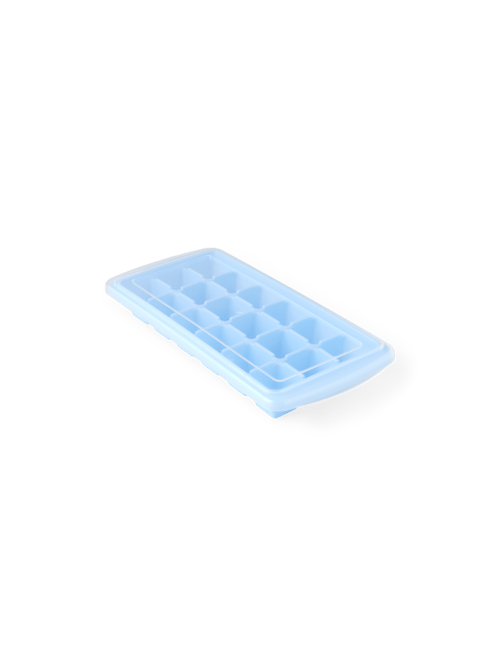 4 Vassoi Per Cubetti Di Ghiaccio In Silicone Blu Con Coperchio - Facili Da Sformare, Senza BPA, Lavabili In Lavastoviglie - 2