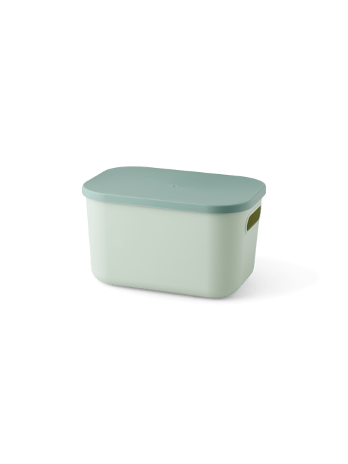 Aufbewahrungsbox - 24,5 x 17,8 x 13,5 cm. - Thyme Green - Søstrene Grene