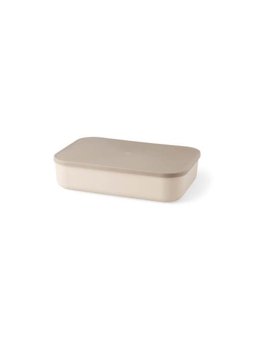 Aufbewahrungsbox - 35 x 24,5 x 7 cm - Warmgrau - Søstrene Grene