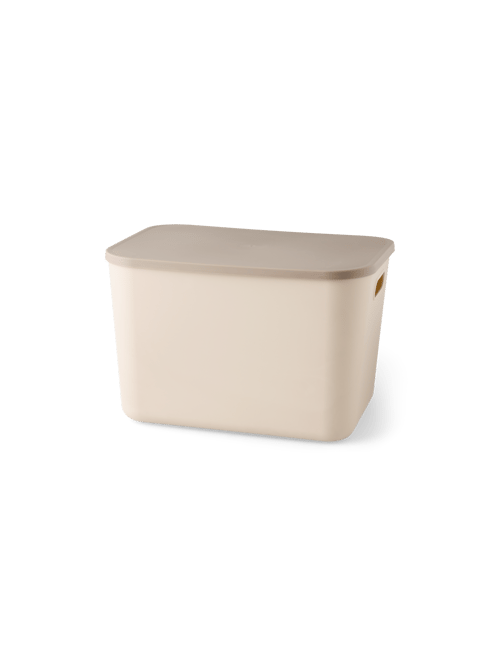 Aufbewahrungsbox - 35 x 24,5 x 23 cm. - Warmgrau - Søstrene Grene