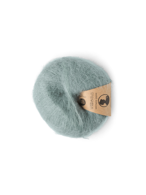 Mohair-Nylon-Garn - Mohair/Nylon. 25 g. - Moosgrün - Søstrene Grene