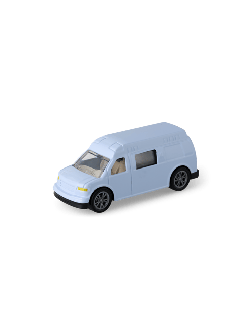 Bus mit Rückzugmotor - Zinklegierung/ABS/Polypropylen. 8,5 x 3,5 cm. - Lavendel - Søstrene Grene