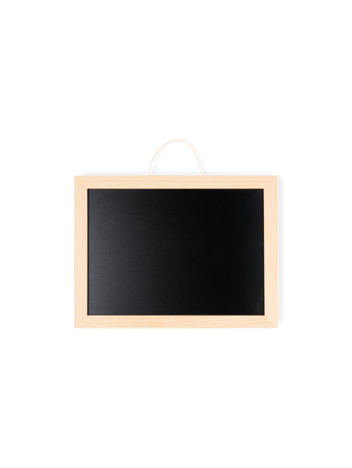 Children's blackboard with wood frame - MDF/pinewood. - Black - Søstrene Grene