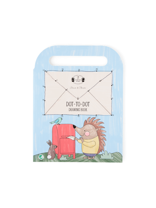 Dot to dot drawing book - Paper. 21 x 26 cm. - Multi - Søstrene Grene