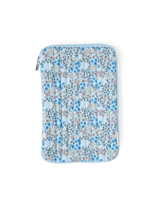 Computer sleeve - Cotton. 37 x 24 cm. - Sky Blue - Søstrene Grene