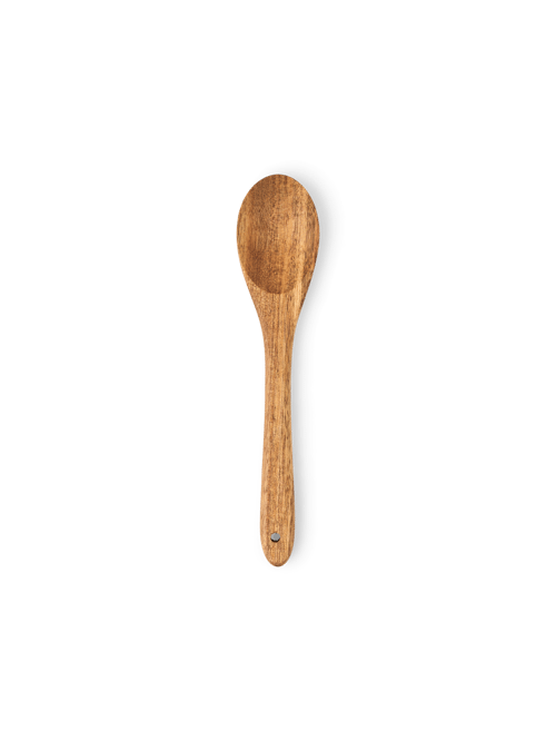 Ironwood Gourmet Kochlöffel Aus Akazienholz - 26,7 Cm Langer Bratpfannenlöffel Mit Flachem Rand - Für Antihaftbeschichtung Geeignet