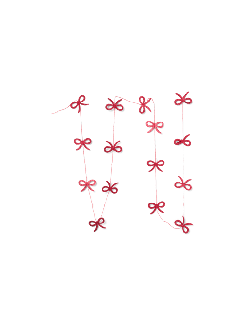 Girlander med sløyfer