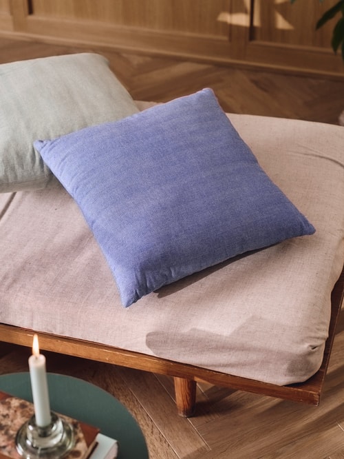 Federa Per Cuscino Decorativa 45x45 Cm In Cotone E Lino, Bandiera Australia, Stampa Fronte Retro Bianco, Chiusura Lampo