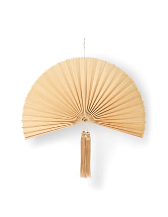 Decorative bamboo fan