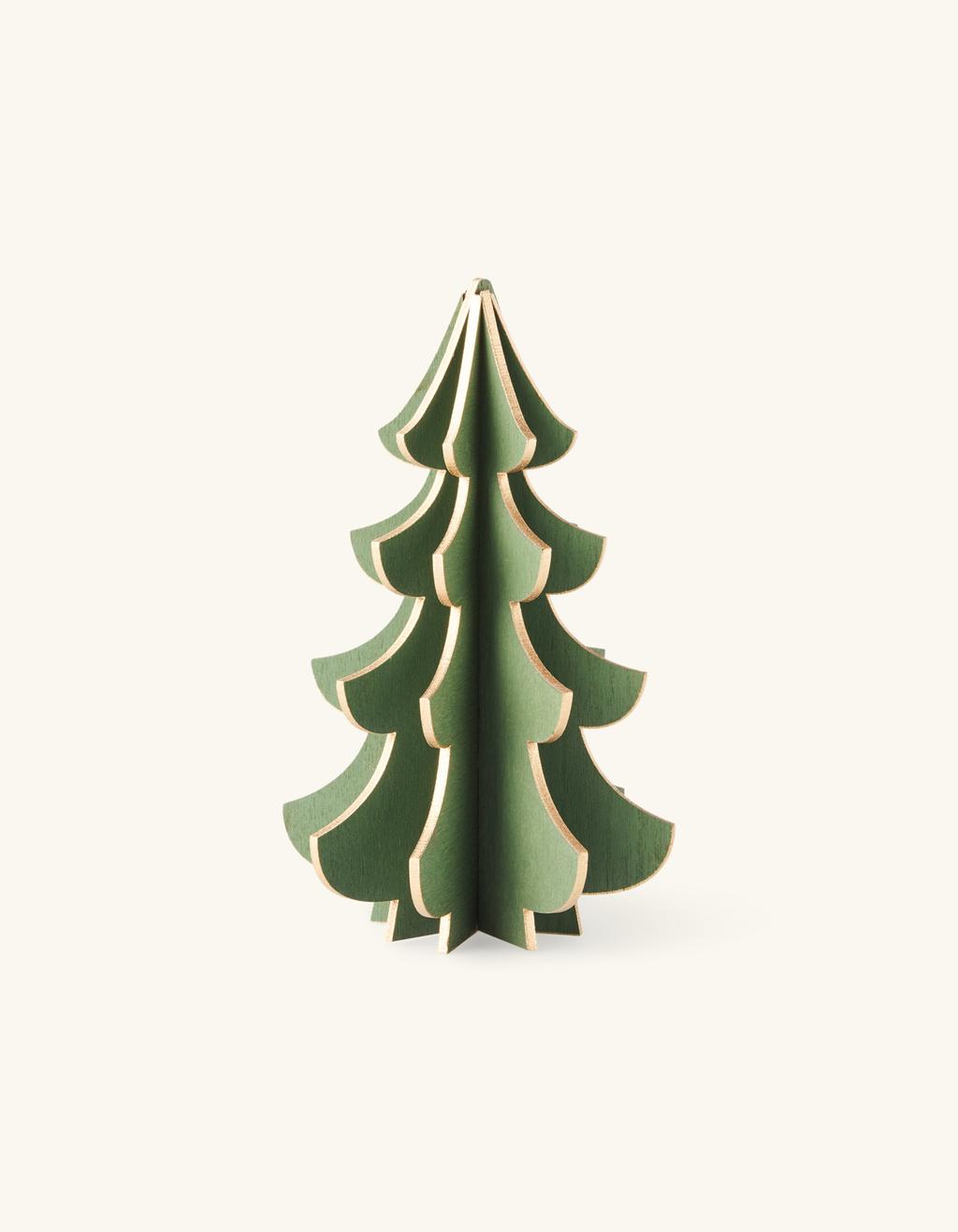 Søstrene Grene Lot De 2 Mini Maisons De Noël, Contreplaqué