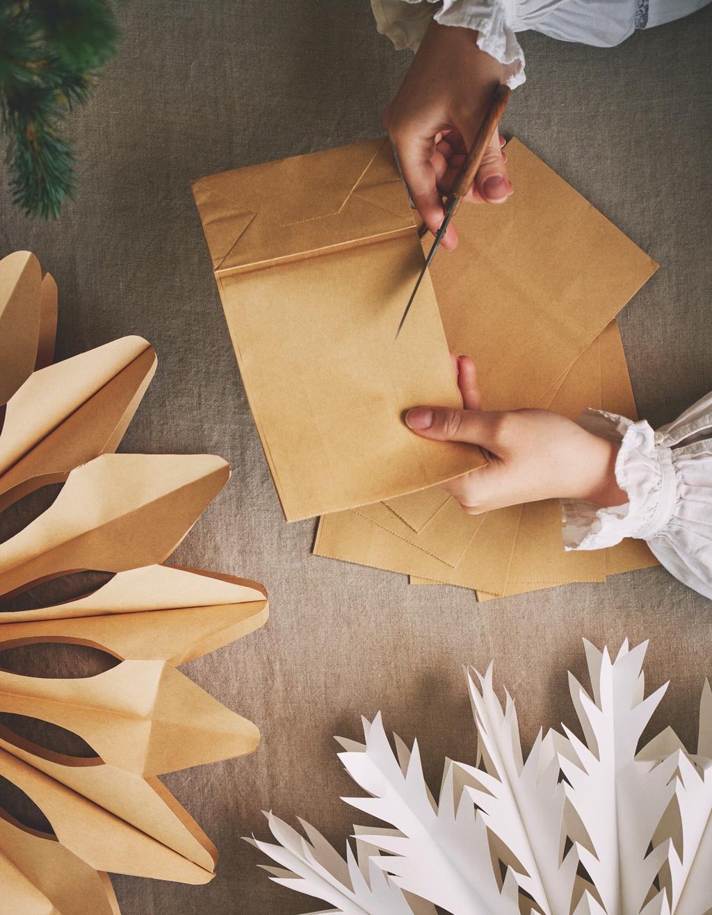 Sterne aus Papiertten | DIY-Projekt | Sstrene Grene
