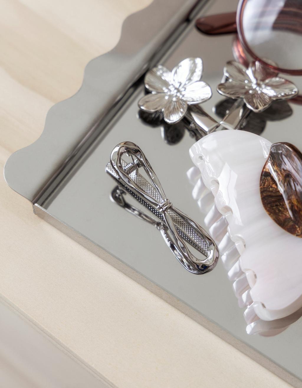 Haarklammern Mit Schleife – 4 Stück Set, Verspielter Haarspangen-Schmuck Für Parties & Alltag