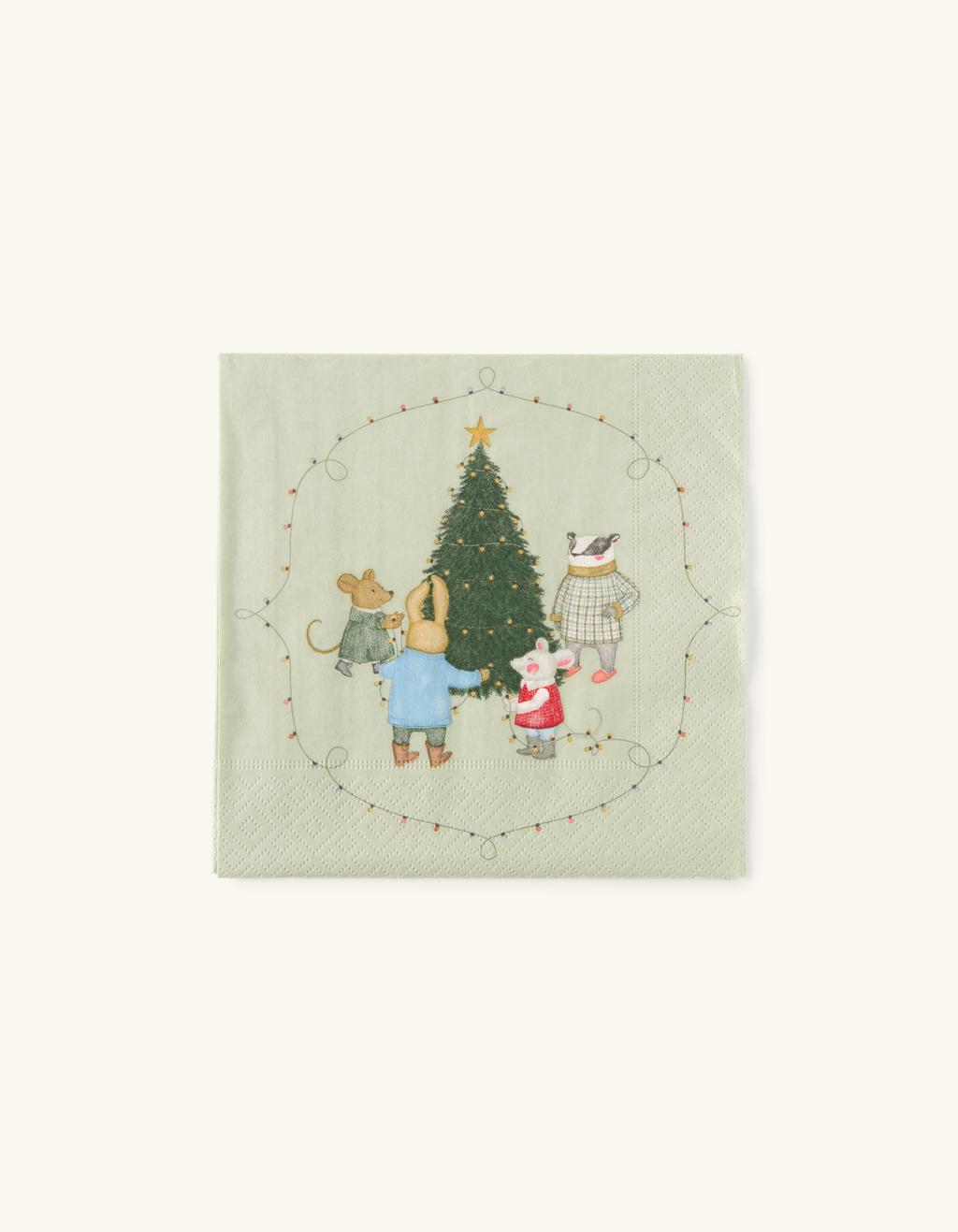 Serviette De Noel En Papier, Serviettes De Table Pas Cher