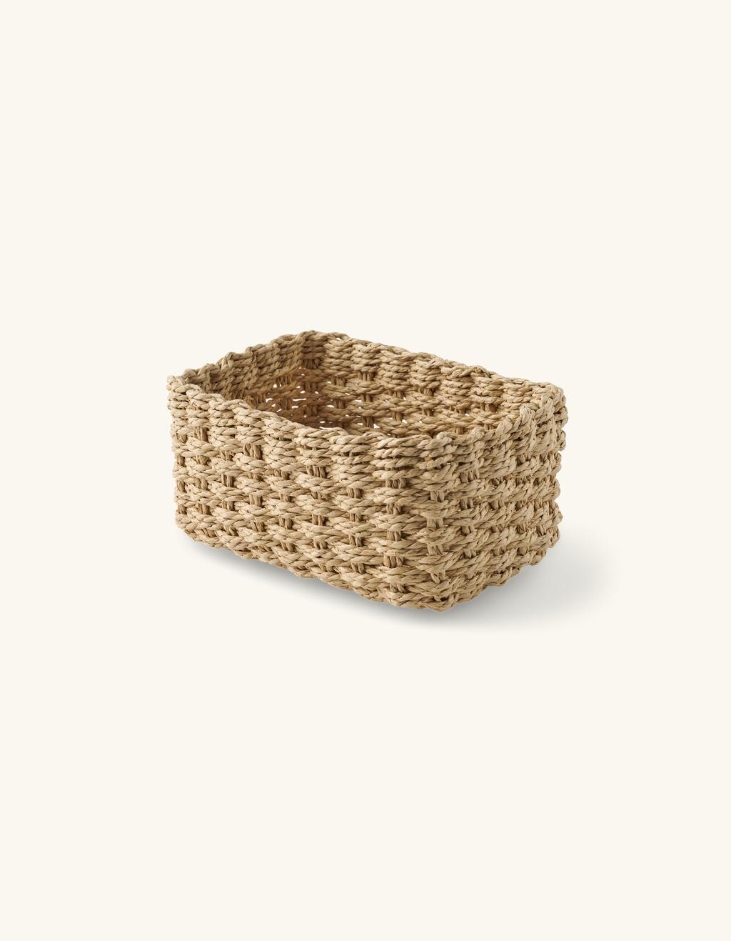 Rulon Wit Grote Dekenmand Is Gemaakt Van Katoenen Touw Met Een Verborgen Ijzeren Rulon Wit Grote Dekenmand Is Gemaakt Van Katoenen Touw Met Een Verborgen Ijzeren