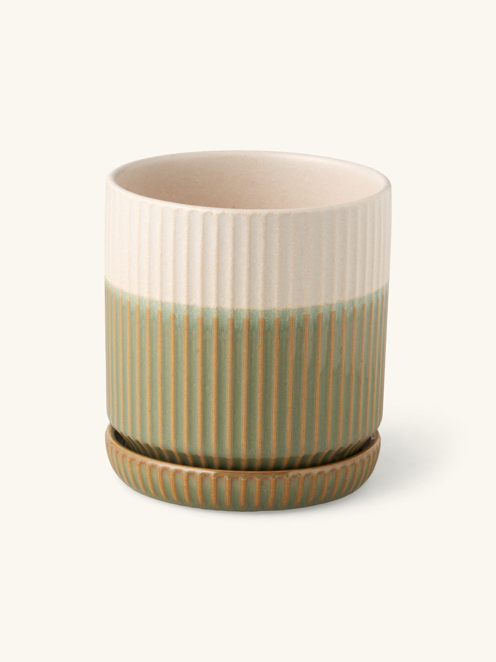 VASO RETTANGOLARE 60 CM CON SOTTOVASO COLOR TERRACOTTA PIANTE FIORI