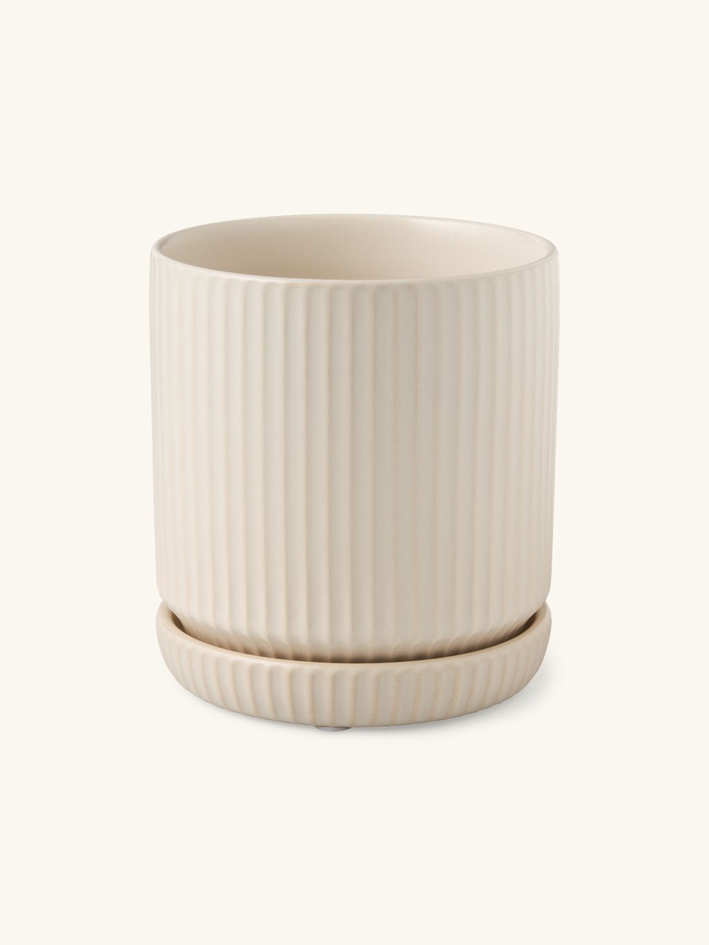 Vaso ceramica bianco 23 cm MITILINI