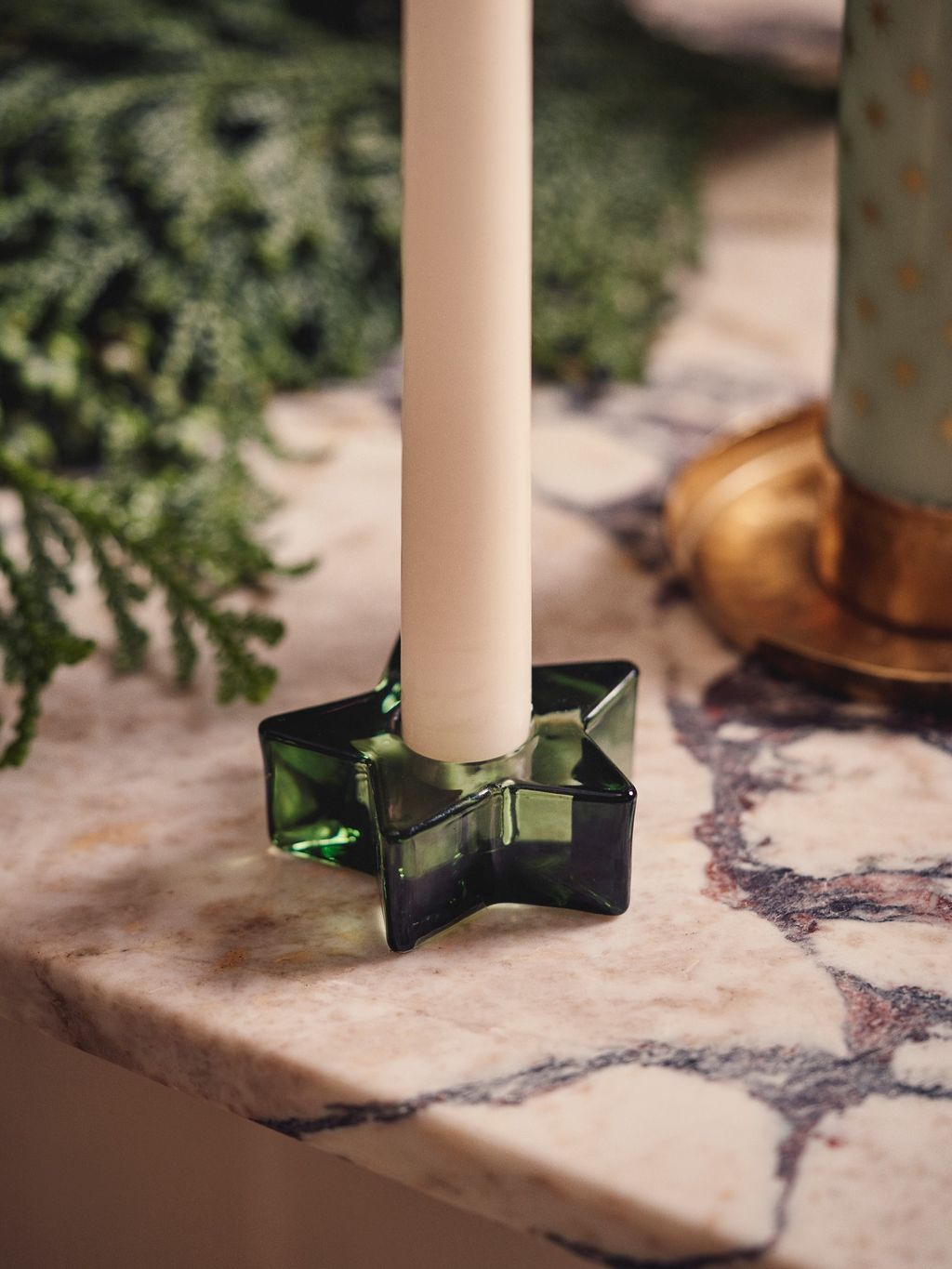 WD Lifestyle | Portacandele in vetro con decoro Natalizio - Natale 202