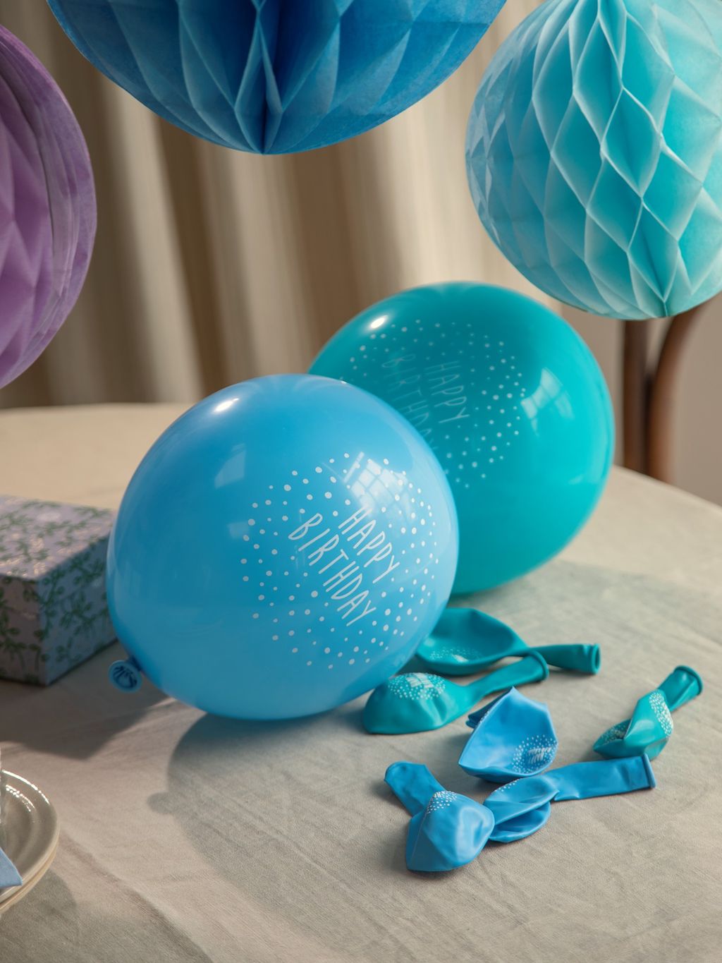 Palloncino in Lattice Gemar 13 G120 Blu Notte 50 pz 33 cm