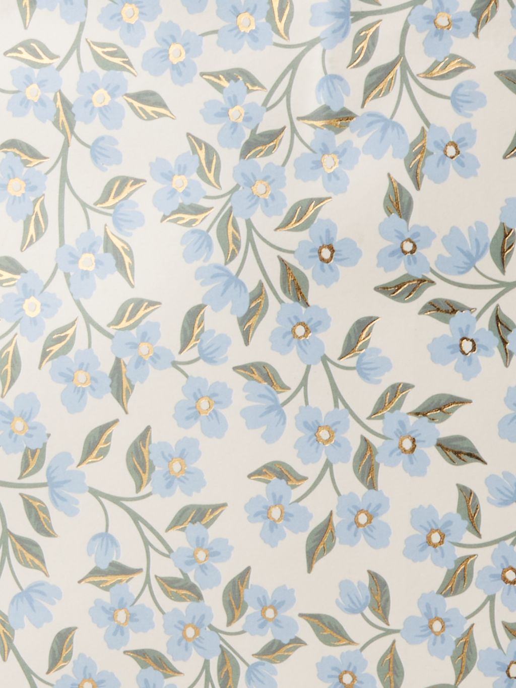 16 Papier-Geschenktüten Mit Griff – Blumen & Vögel Design (Blau/Weiß), 15x21x7 Cm