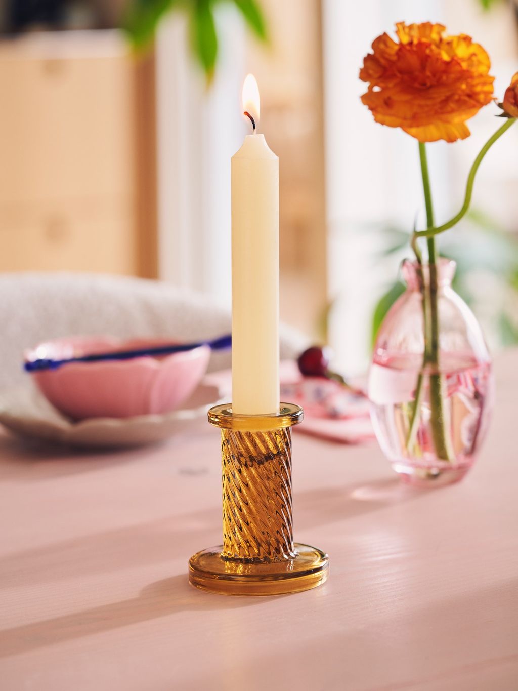 Papstar | 18 Candele Sottili, Dimensioni 3 mm · 16,5 cm, Colori Assortiti, Materiale Paraffina, 18 Candele x 24 Confezioni