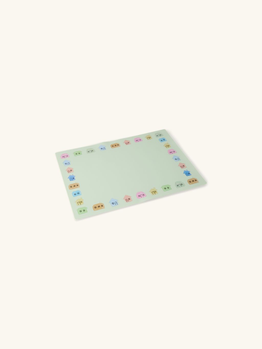 Modern Twist Kinder-Tischset 'Garden Play' – 40x32 Cm, Silikon, Mit Markierungen