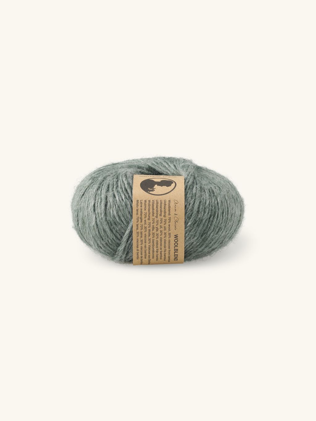 Woll-Bambus-Garn | Wolle/Viskose. 50 g = 125 m. | Pine Green