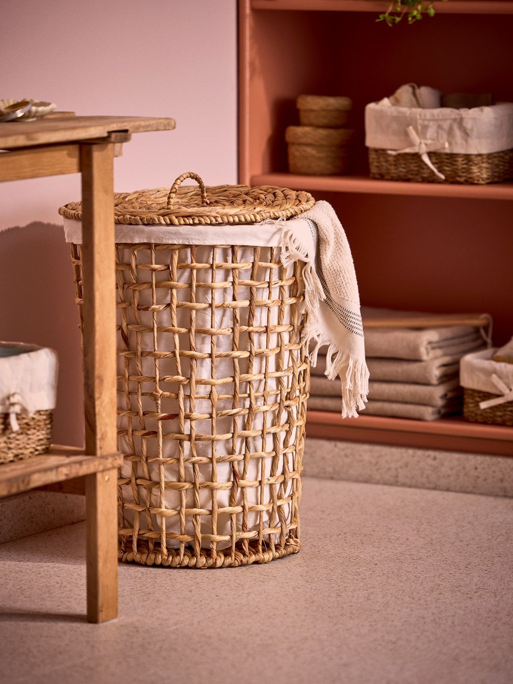Laundry basket | Ø40 x 55 cm