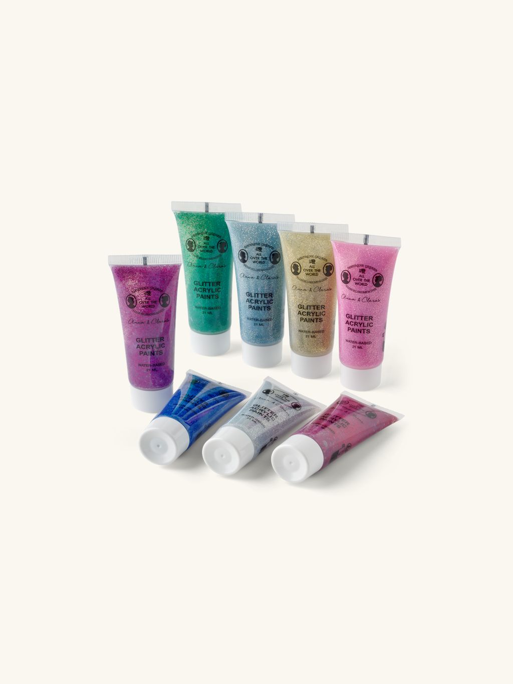 Peinture Acrylique Pailletée Argent Mégacréa - 75 Ml