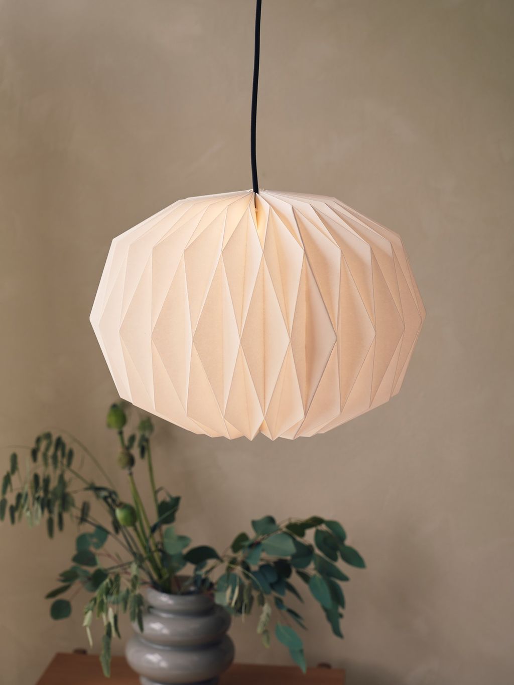 Abat-jour Ø42 | Papier. | White