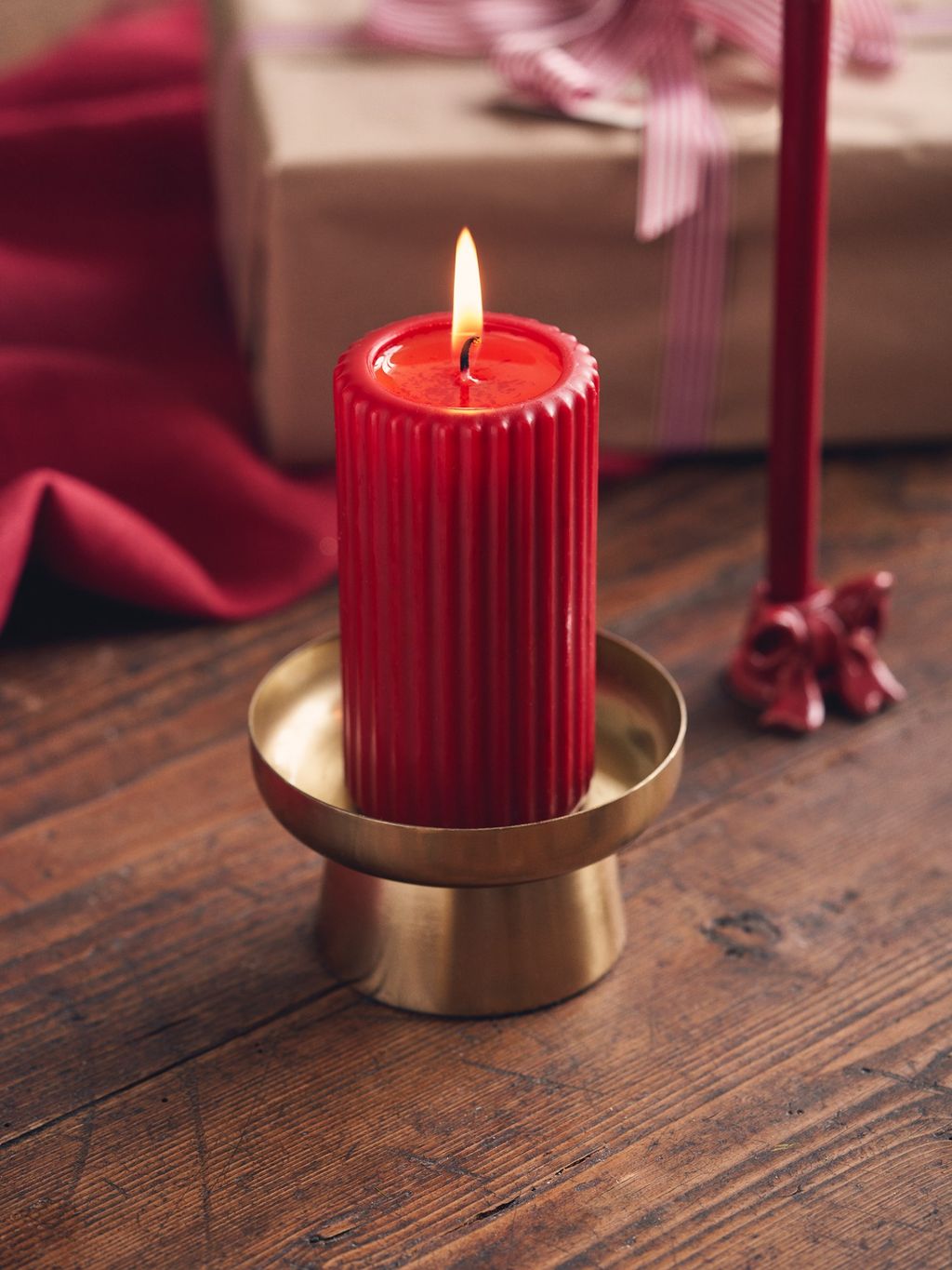 Candele d'avvento colorate lucide 60 mm 4 pz