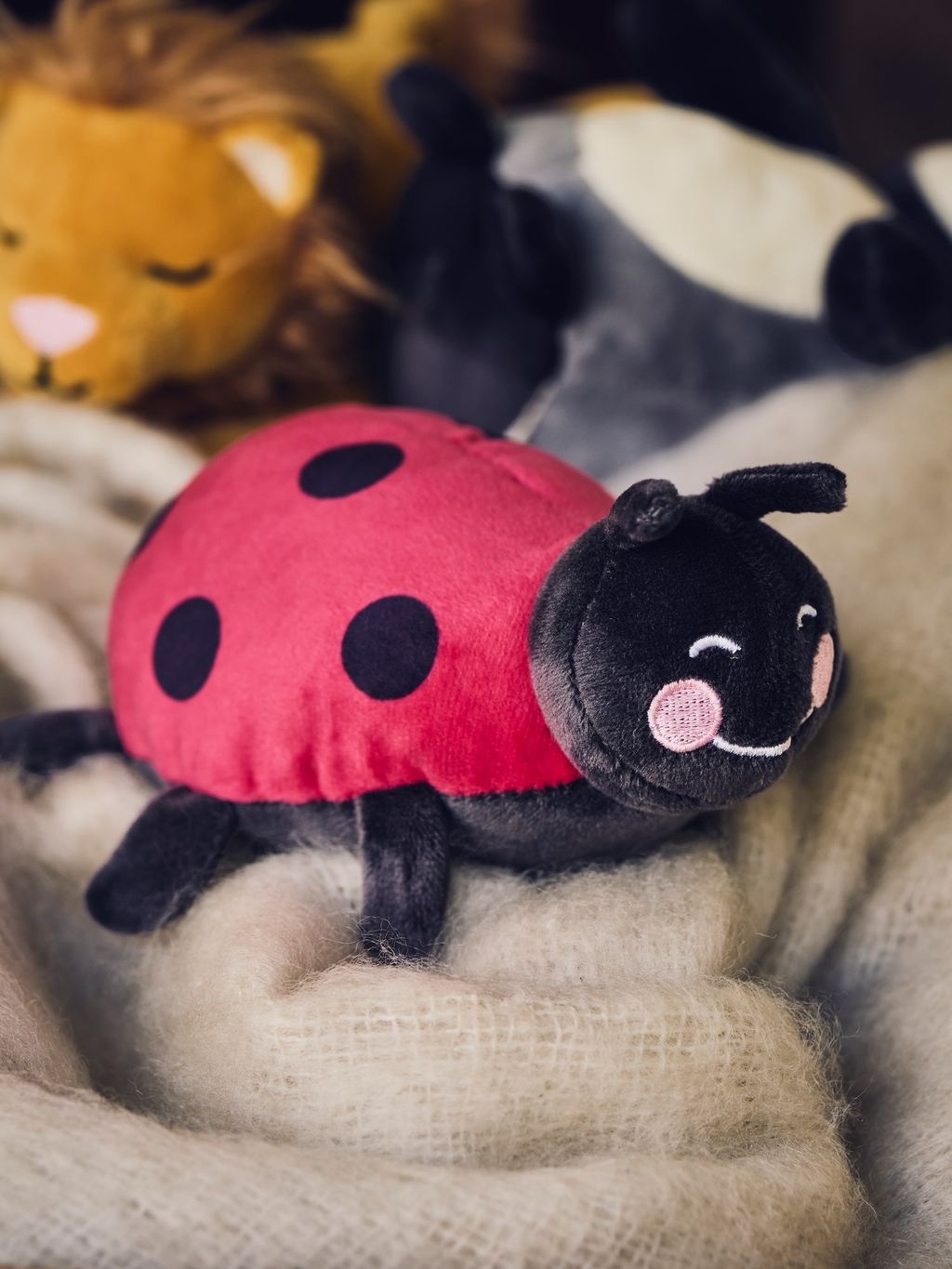 Peluche coccinelle 18 Red