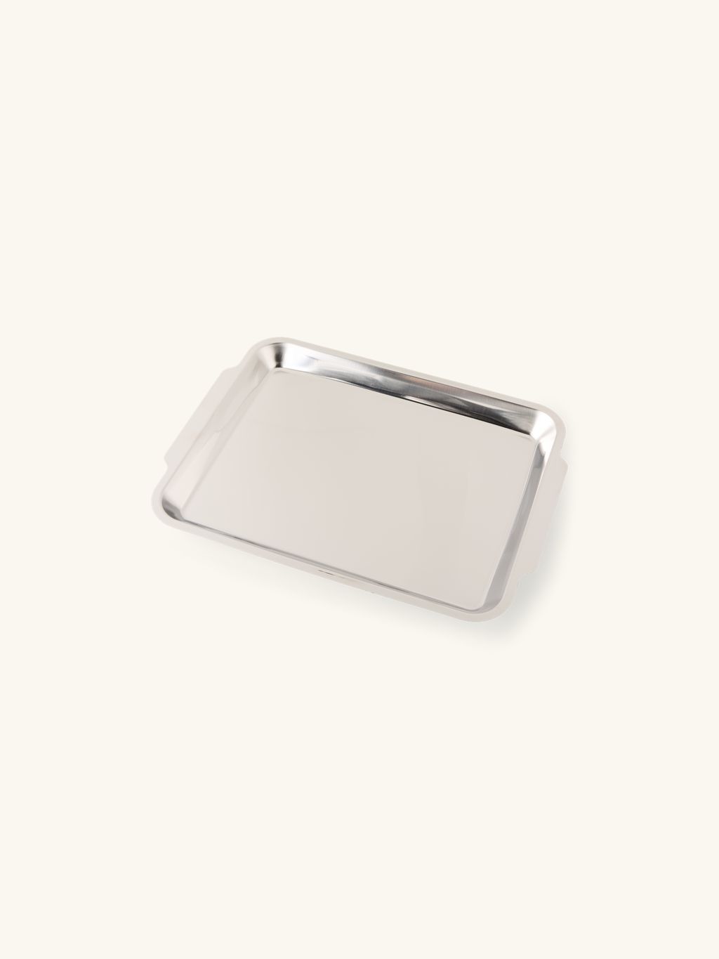 Bijzettafeltje rond - 40x41 cm - zilver