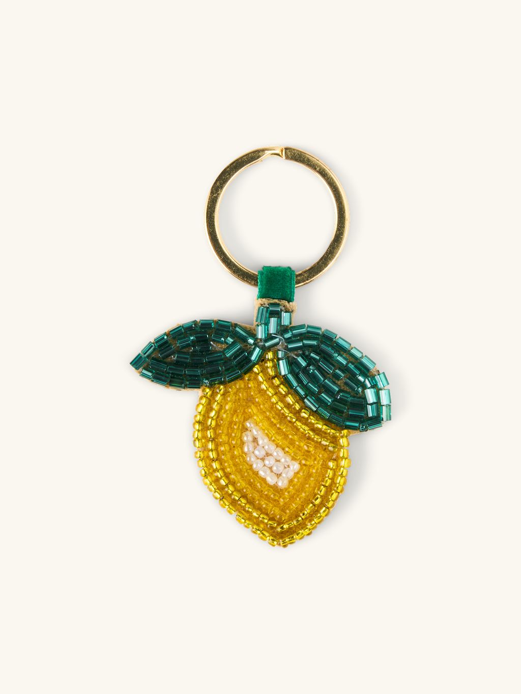 Portachiavi A Forma Di Pera Verde E Oro – Ciondolo Per Borse Simpatico E Originale Per Donne - 3