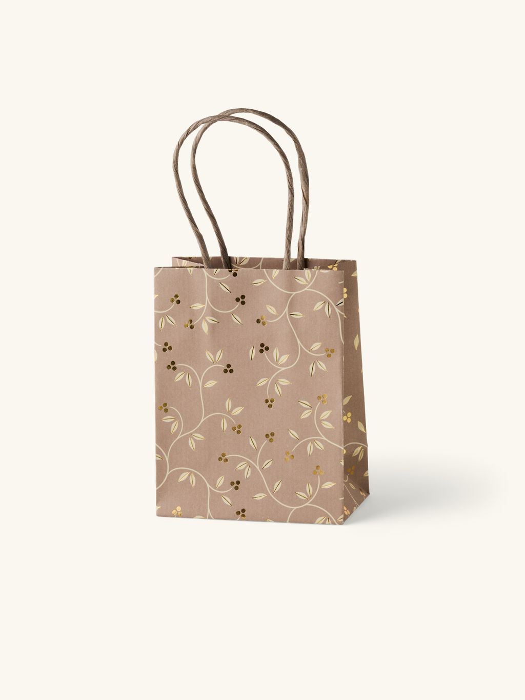 Sacchetto Regalo Rosa A Pois Lyforpyton Con Carta Vellina E Biglietto - 33x26x9 Cm