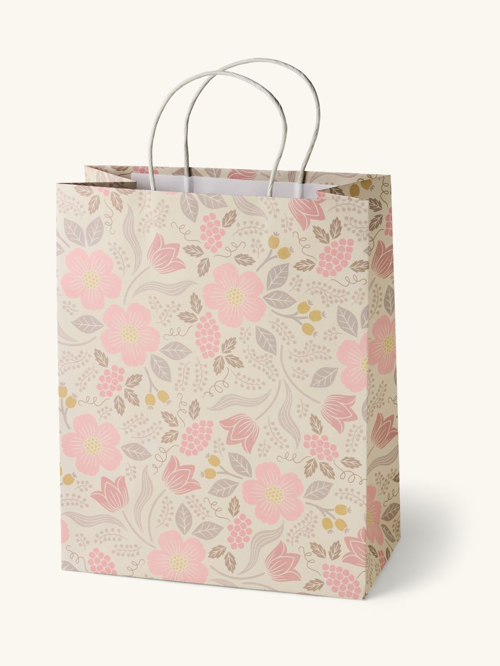 Tote bag per bouquet di fiori, sacchetto di carta regalo per negozio di fiori di San Valentino, 5 pz  15