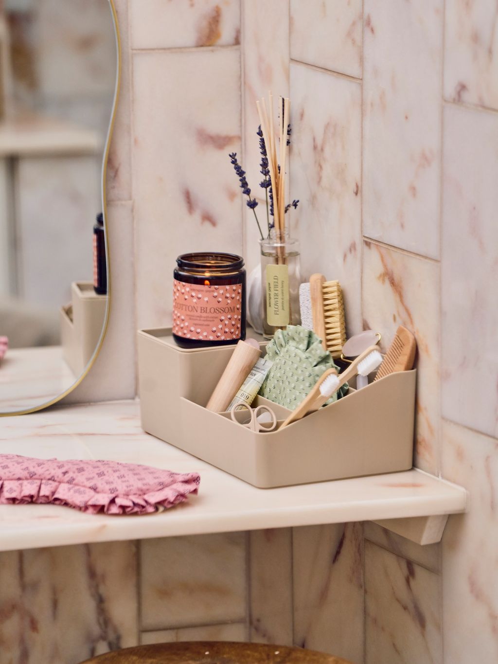stifte aufbewahrung schreibtisch Stifthalter Schreibtisch Organizer drehbar rotierend rosa – Asia Yummy