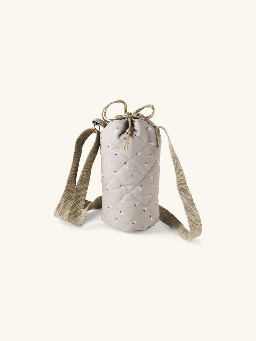 Borsa Portabottiglie Per Stanley Cup - Con 6 Tappi Antigoccia - Beige Con Tracolla Regolabile - Escursionismo E Campeggio