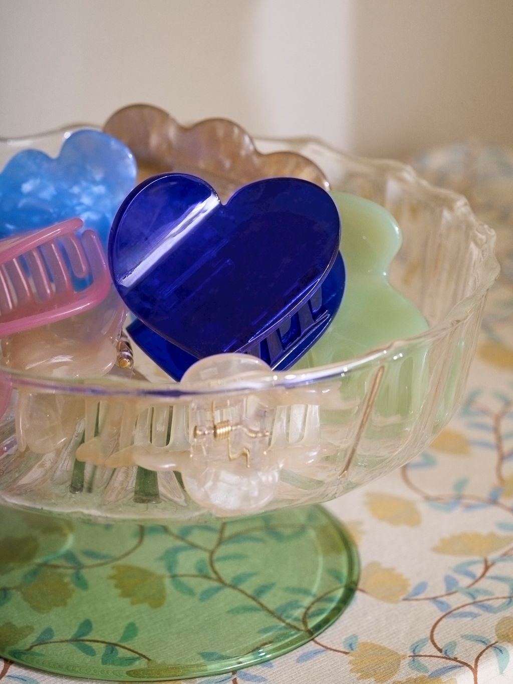 PLCPDM Fermaglio per capelli a forma di cuore glitterato per ragazze e bambini, a forma di orso, fatto a mano, forcine per capelli glitterate