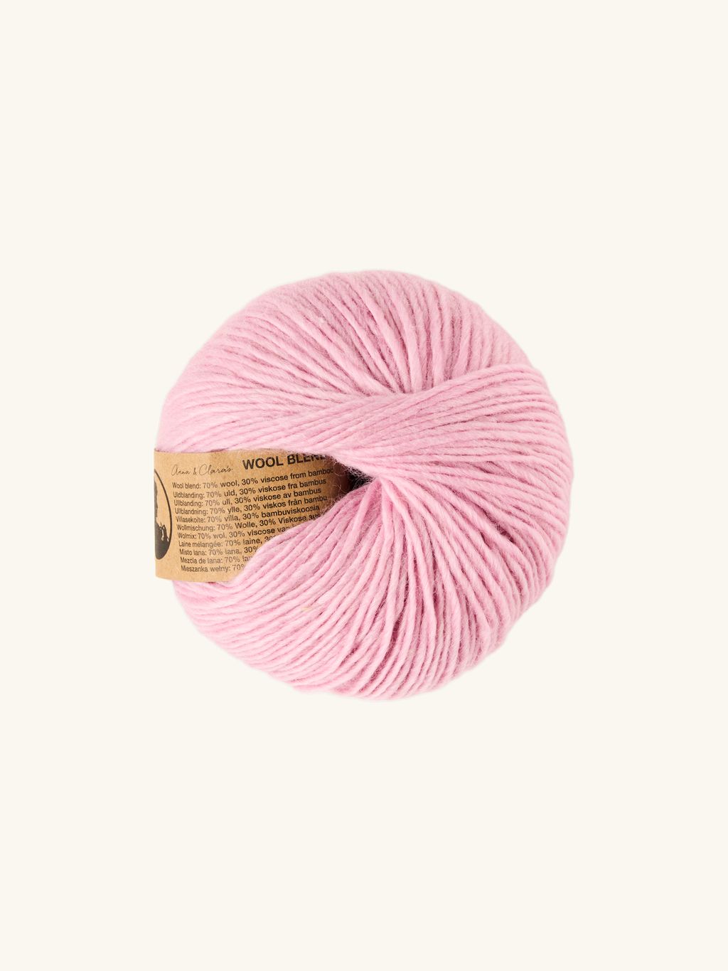 Woll-Bambus-Garn | Wolle/Viskose. 50 g = 125 m. | Rose Blush