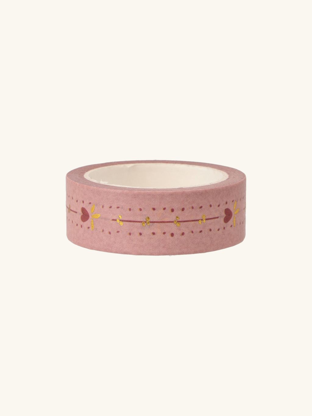 Decorative tape | Paper. 8 m x 1.5 cm. | Rose
