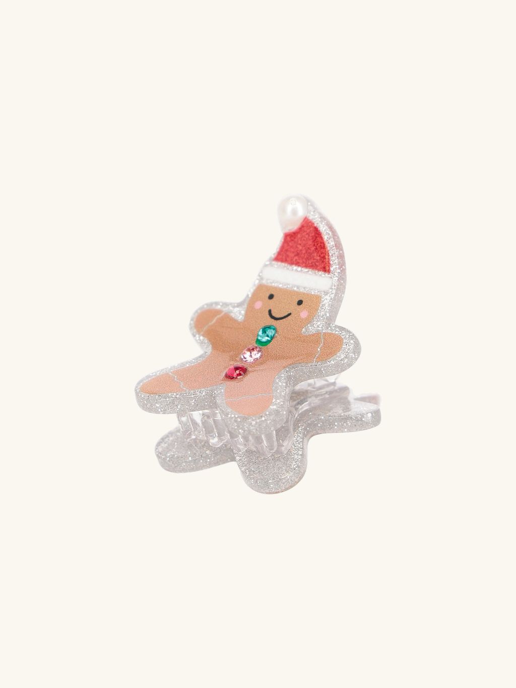 Mini-Haarspange für Weihnachten | 3 x 2,5 x 3 cm