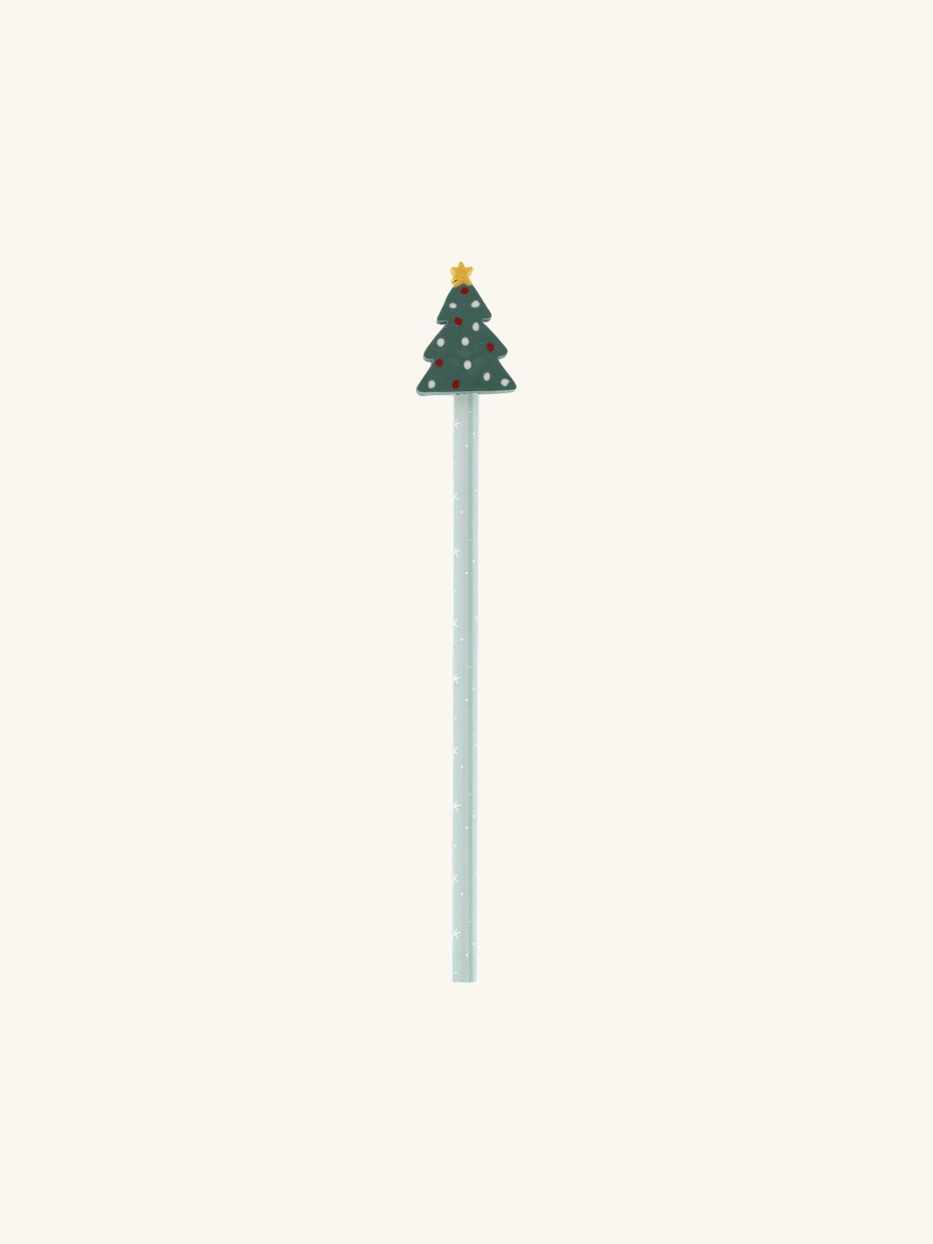Bleistift mit Weihnachtsbaum | Pappelholz/Gummi