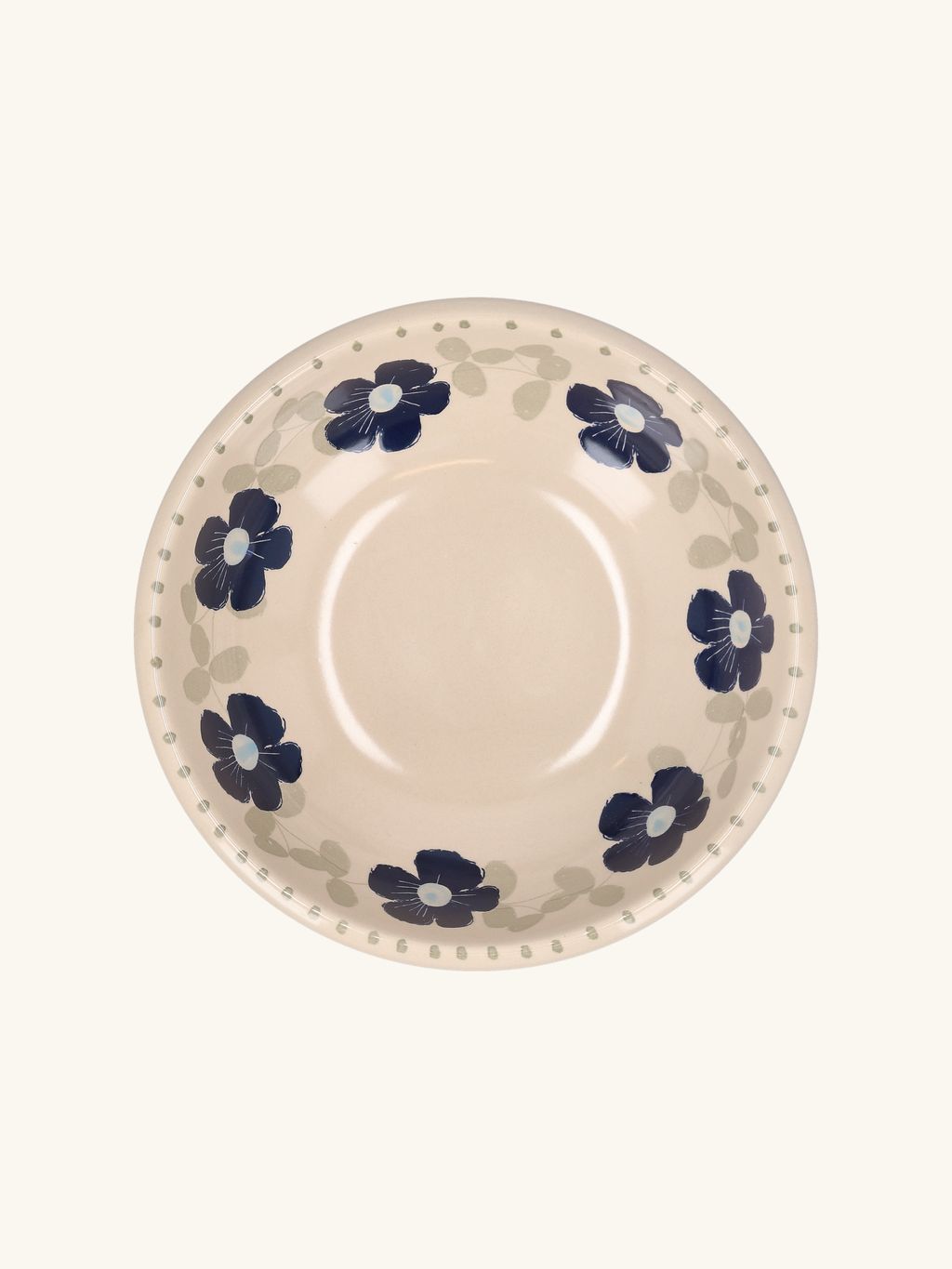 Salat Bowl | Steinzeug. Ø 21,5 cm. | Off White