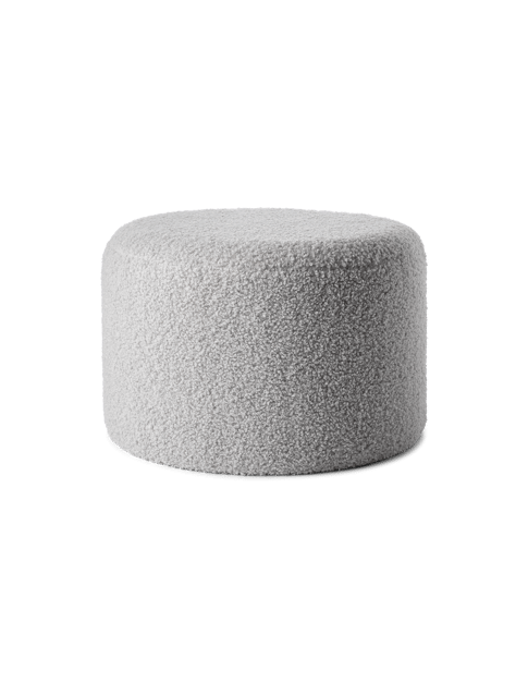 Pouf en tissu tout doux | 25 x 39 cm.